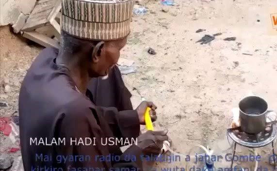 MAN INVENTS STOVE