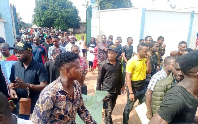 ABIA YOUTHS PROTEST